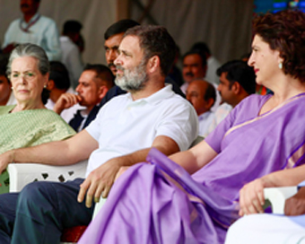 With Priyanka Gandhi’s poll victory, three members of Gandhi family now in Parliament