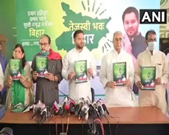 RJD releases manifesto ahead of Bihar polls, reiterates promises