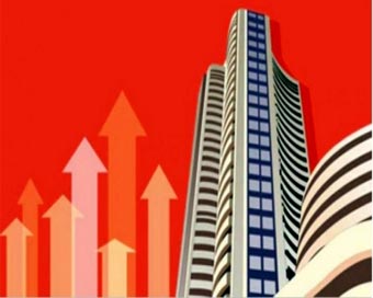 Sensex surges in morning trade, media and realty stocks shine