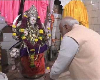 PM performs darshan at Poharadevi temple, inaugurates Banjara Virasat Museum